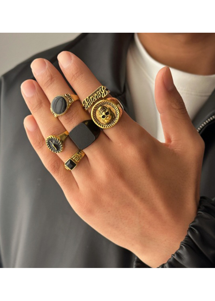 STONE SIGNET RING SET BEDES4736