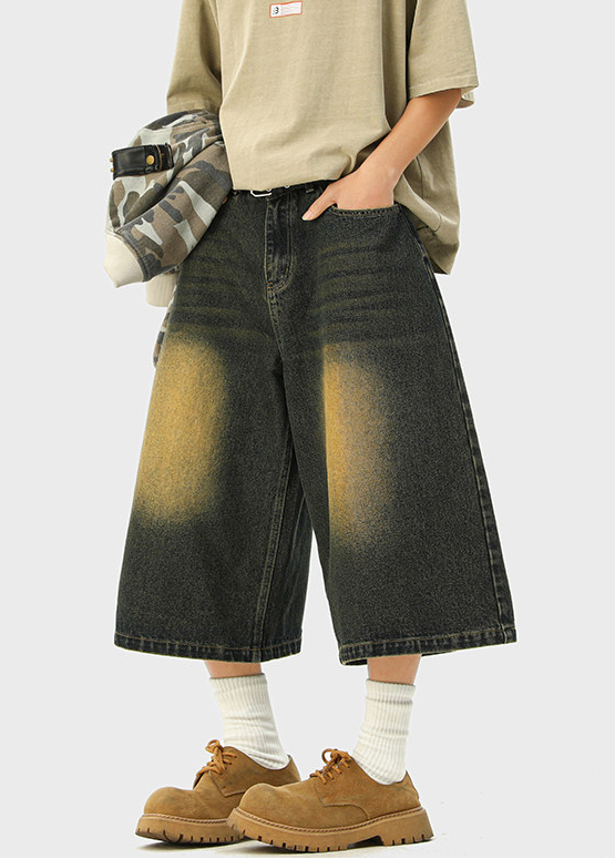 VINTAGE FADE BAGGY DENIM SHORTS BEDES4752