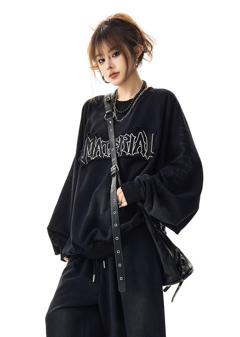 SMOKE DYE LOGO SWEATSHIRT BEDES4515