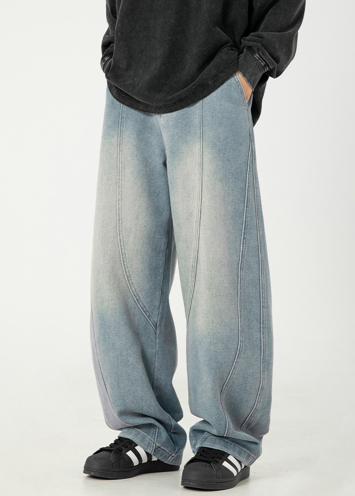 CURVE WIDE DENIM PANTS BEDES4528