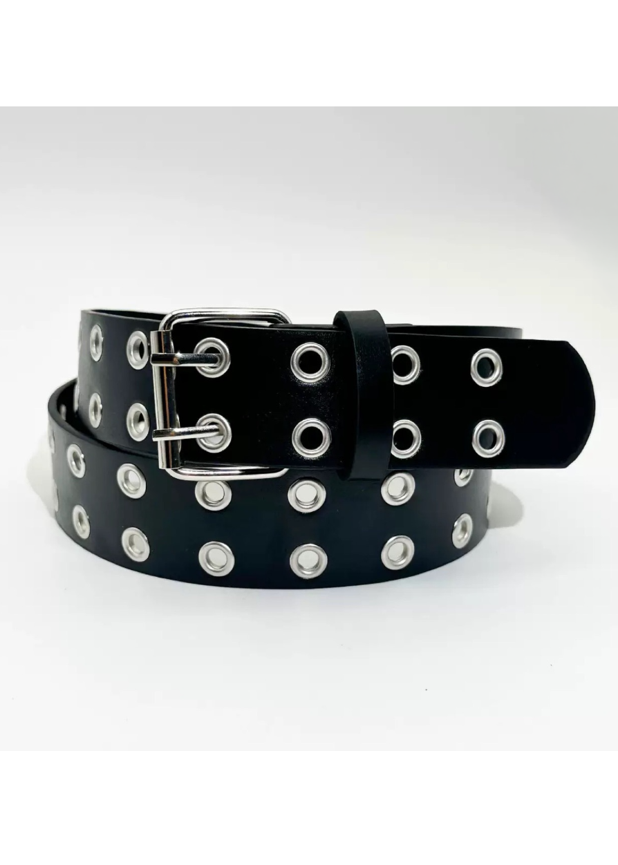 DOUBLE PIN EYELET WIDE BELT BEDES4741