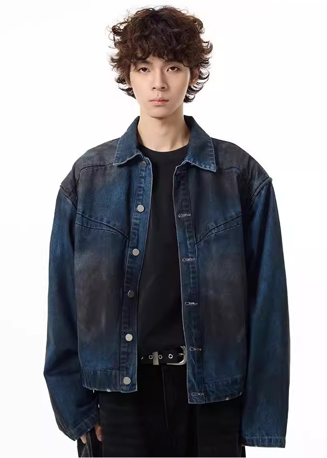 VINTAGELIKE SHORT DENIM JACKET BEDES4609