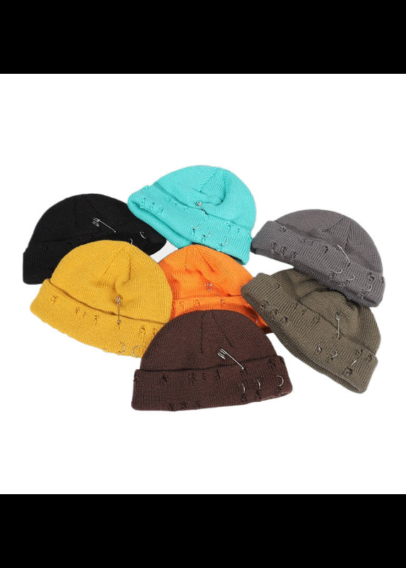 DISTRESSED PIN BEANIE BEDES4584 - Deuku