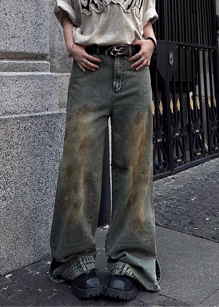 VINTAGELIKE WIDE STRAIGHT DENIM AEDES4557
