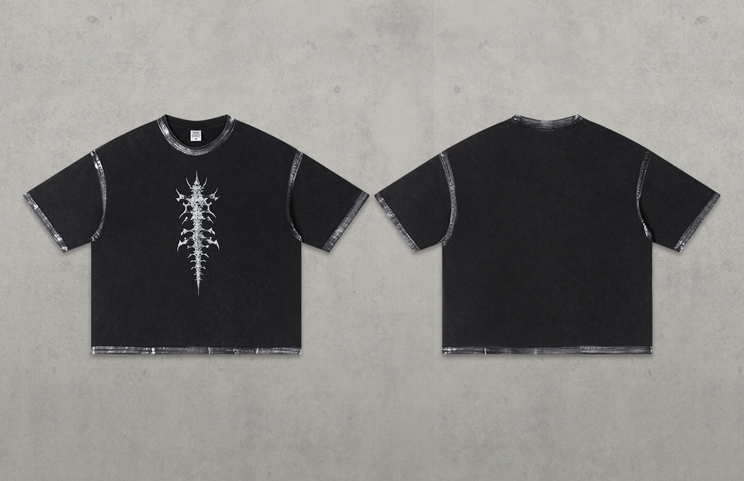BONE GRAPHIC WASHED T-SHIRT BEDES4635