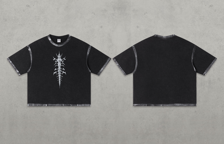 BONE GRAPHIC WASHED T-SHIRT BEDES4635