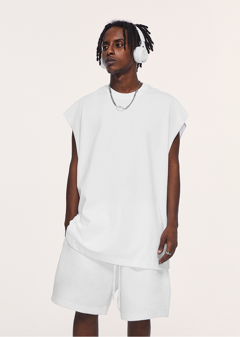 OVERSIZED SLEEVELESS T-SHIRT BEDES4637