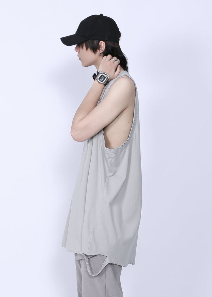 RIPPED TANK TOP MNDES4464