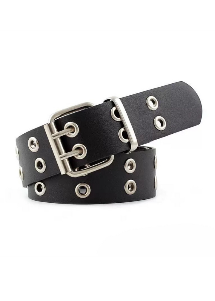 DOUBLE PIN EYELET WIDE BELT BEDES4741