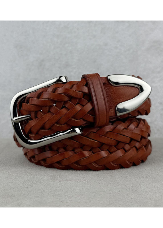 BRAIDED LEATHER BELT BEDES4710