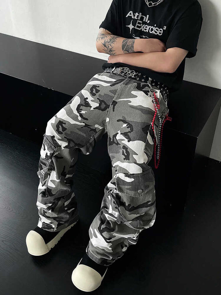 CAMO CARGO PANTS DFDES4435
