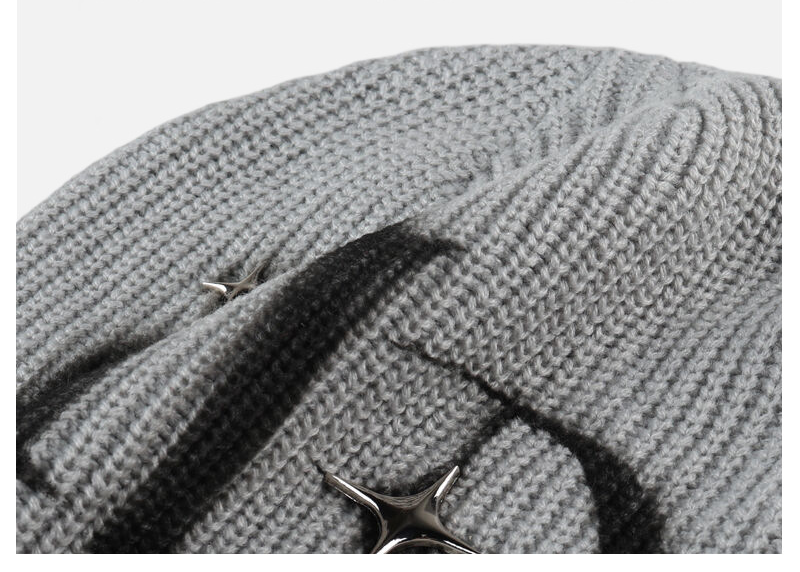 AIRBRUSH LOGO KNIT BEANIE BEDES4646