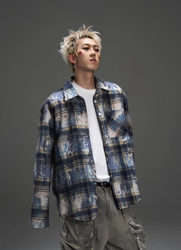 PLAID SHIRT JACKET MXDES4220