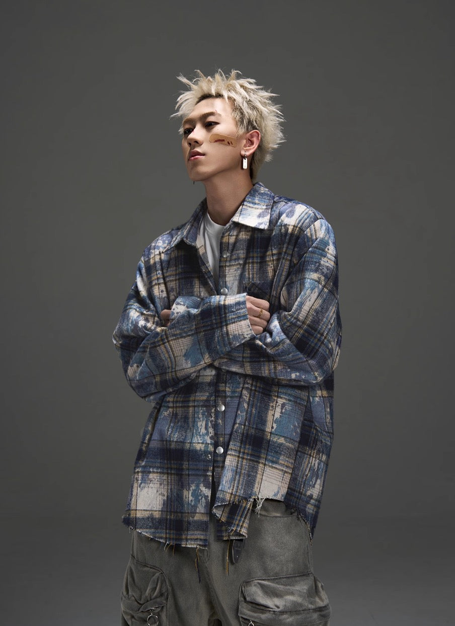 PLAID SHIRT JACKET MXDES4220