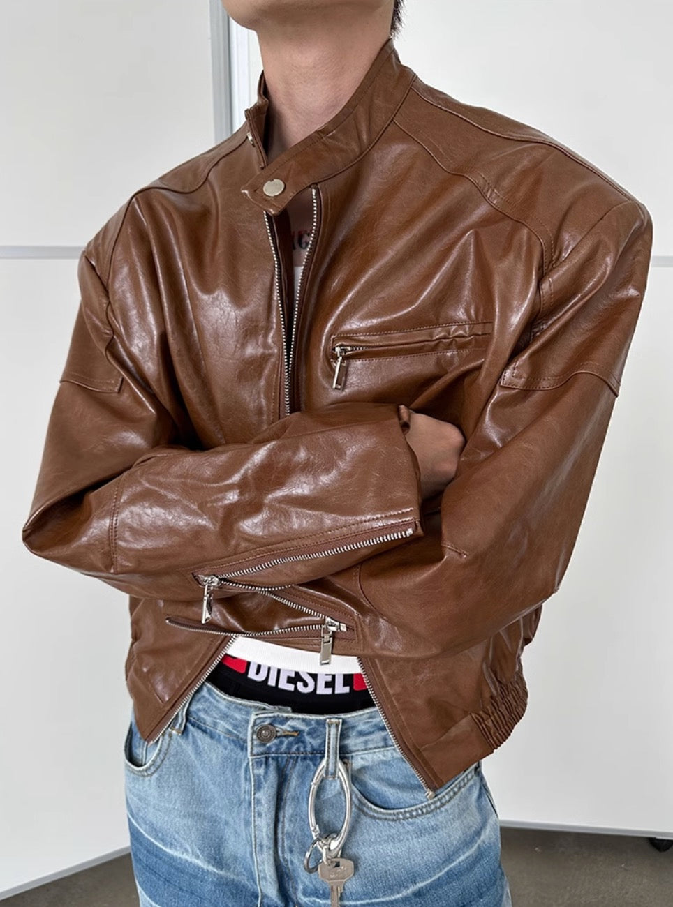 LEATHER JACKET VFDES4261