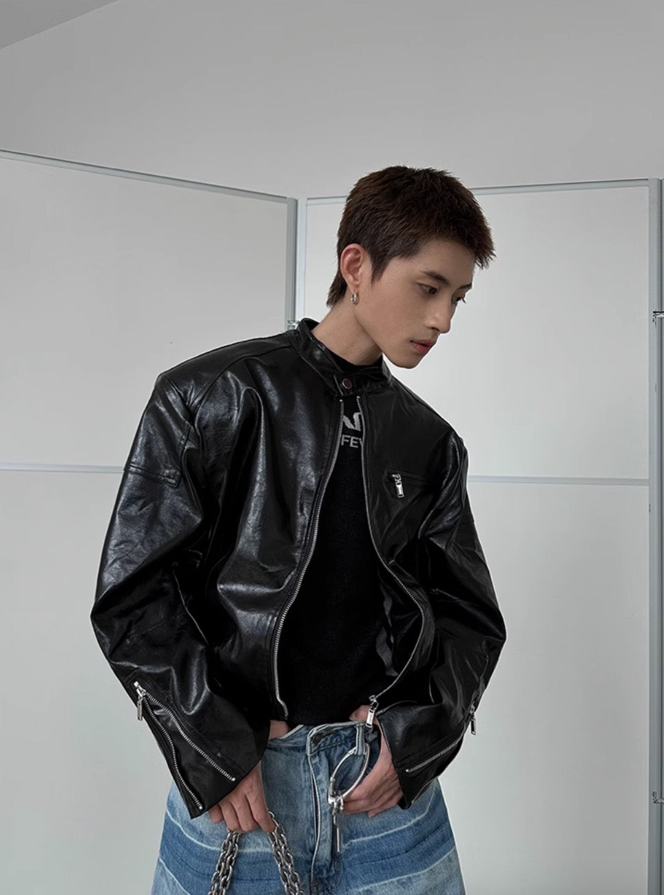 LEATHER JACKET VFDES4261