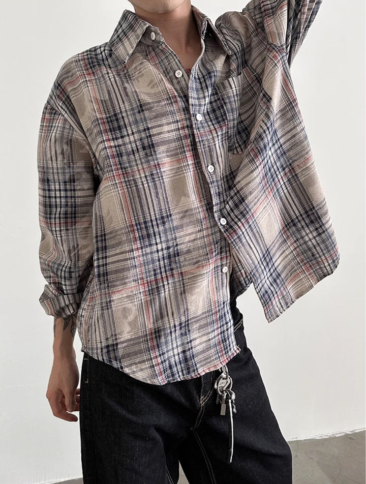 PlAID LONG SHIRT VFDES4313