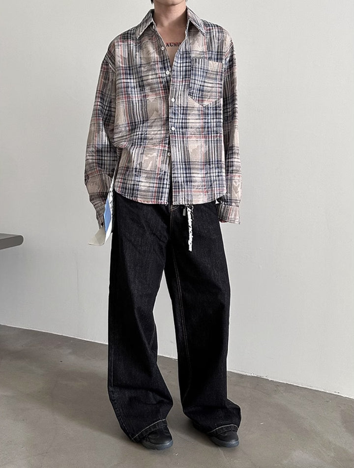 PlAID LONG SHIRT VFDES4313