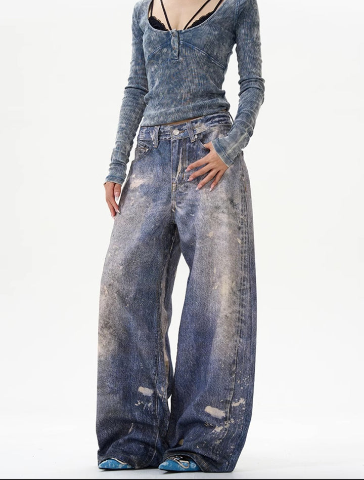 WIDE DENIM PANTS WLDES4325