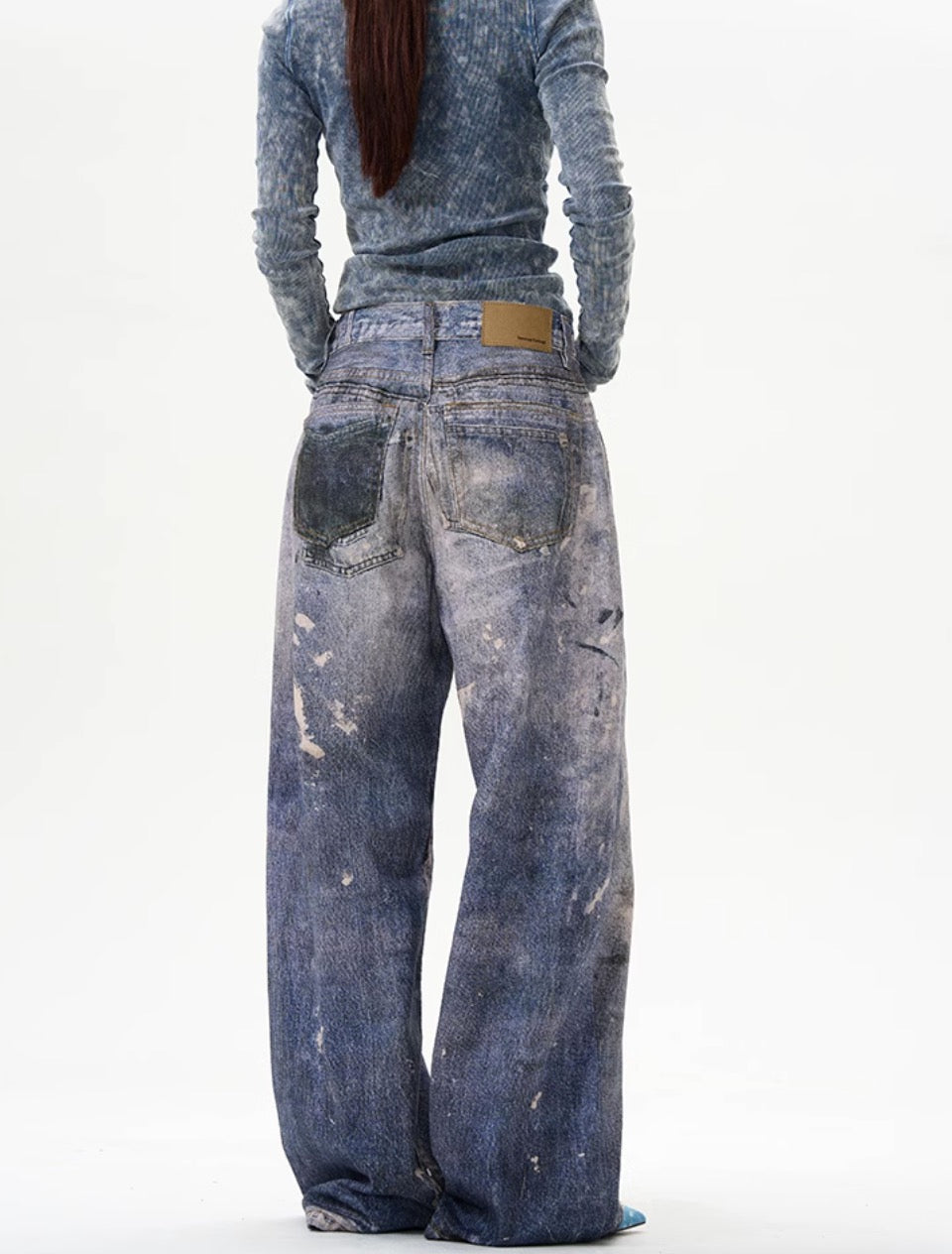 WIDE DENIM PANTS WLDES4325