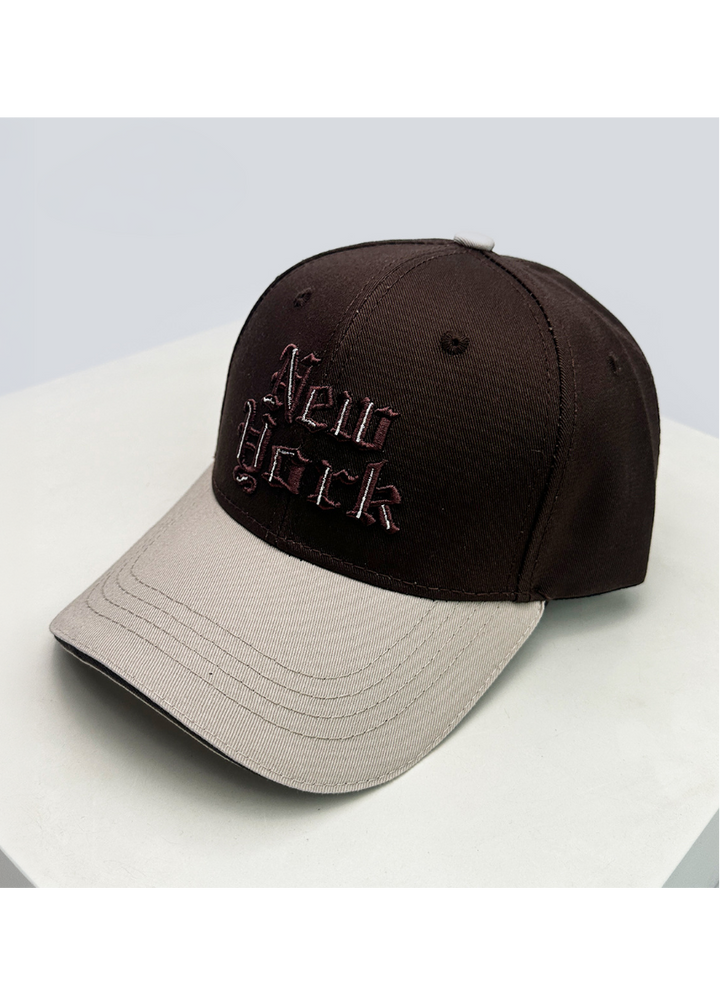 TWO TONE LOGO EMBROIDERY CAP BEDES4740
