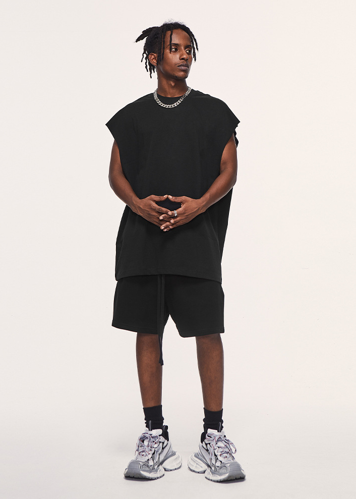 OVERSIZED SLEEVELESS T-SHIRT BEDES4637