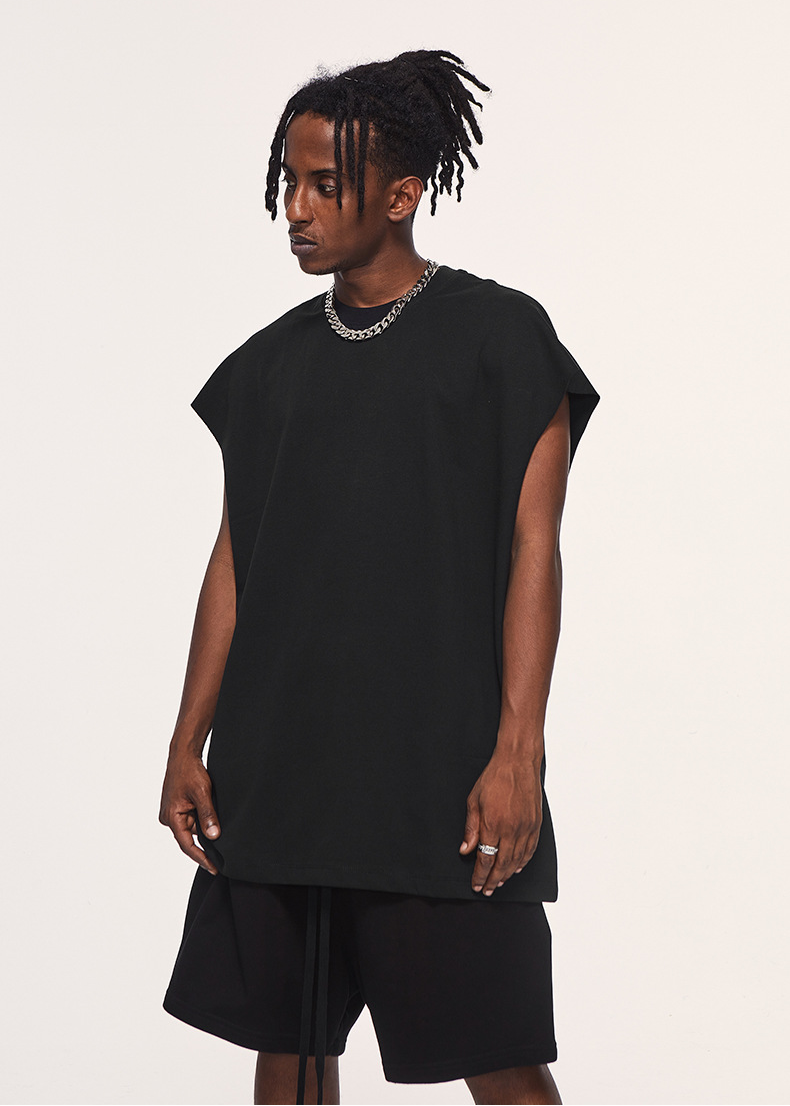 OVERSIZED SLEEVELESS T-SHIRT BEDES4637