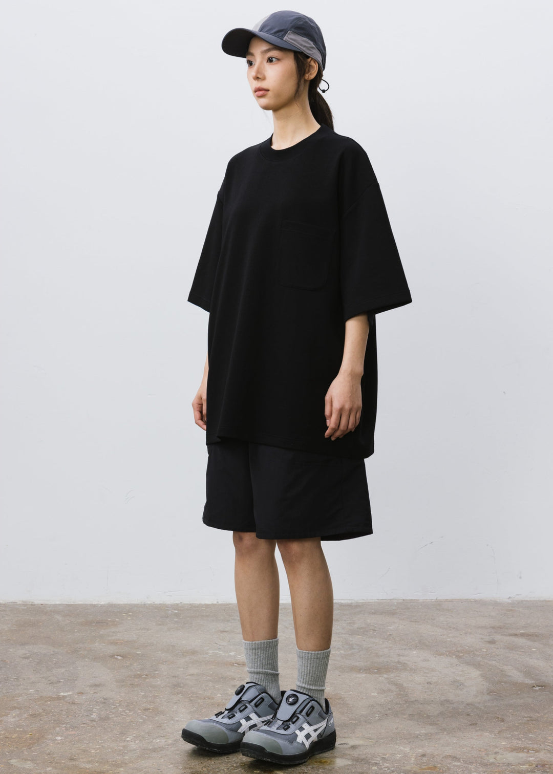 OVER SIZED POCKET T-SHIRT BHDES4447