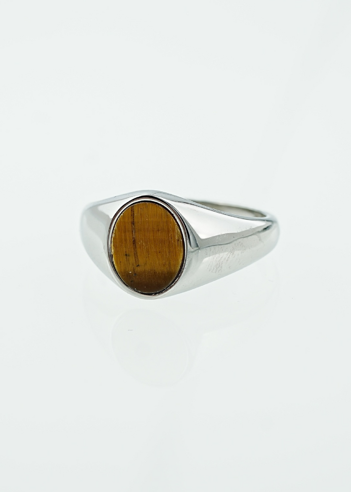 OVAL GEMSTONE SIGNET RING BEDES4705