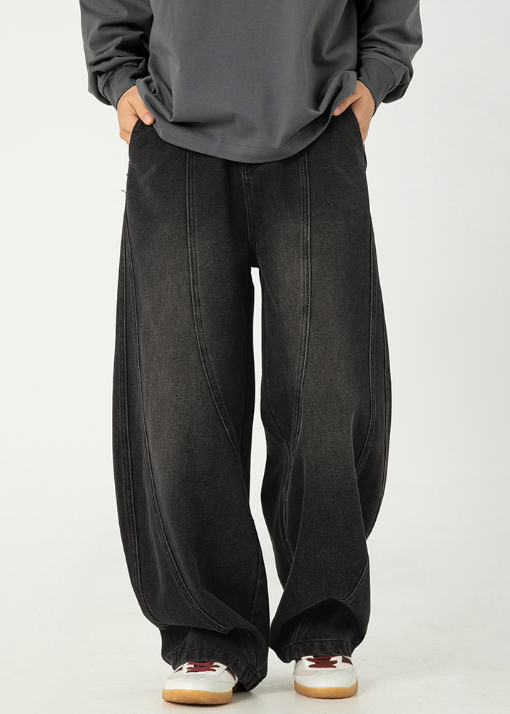 CURVE WIDE DENIM PANTS BEDES4528