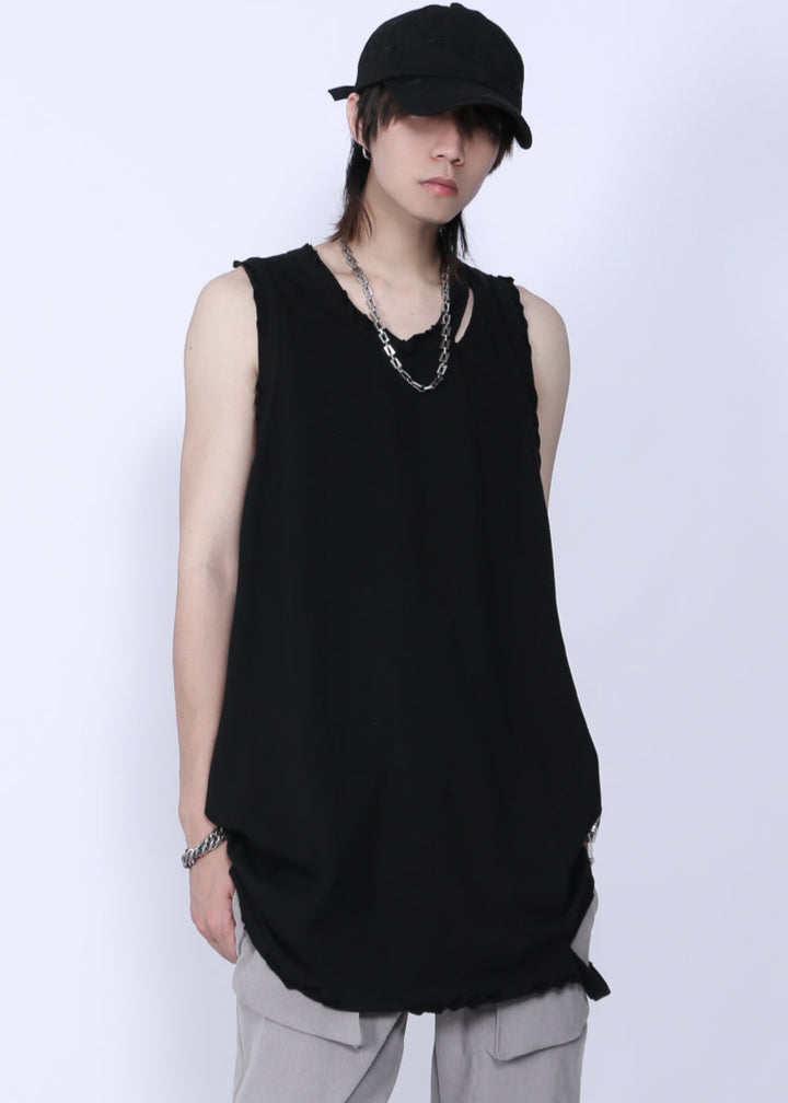 RIPPED TANK TOP MNDES4464