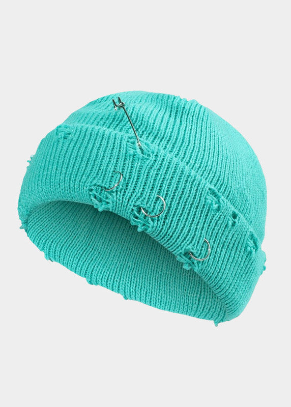 DISTRESSED PIN BEANIE BEDES4584 - Deuku