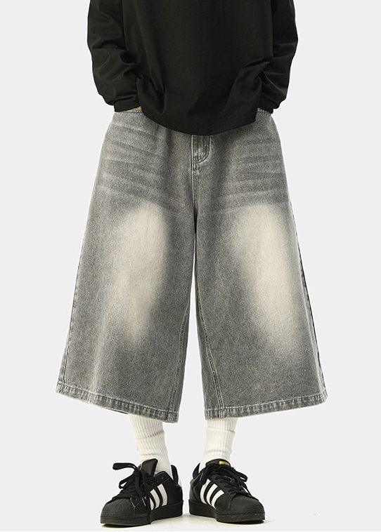 VINTAGE FADE BAGGY DENIM SHORTS BEDES4752