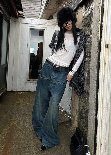 FRONT POCKET WIDE DENIM AEDES4560