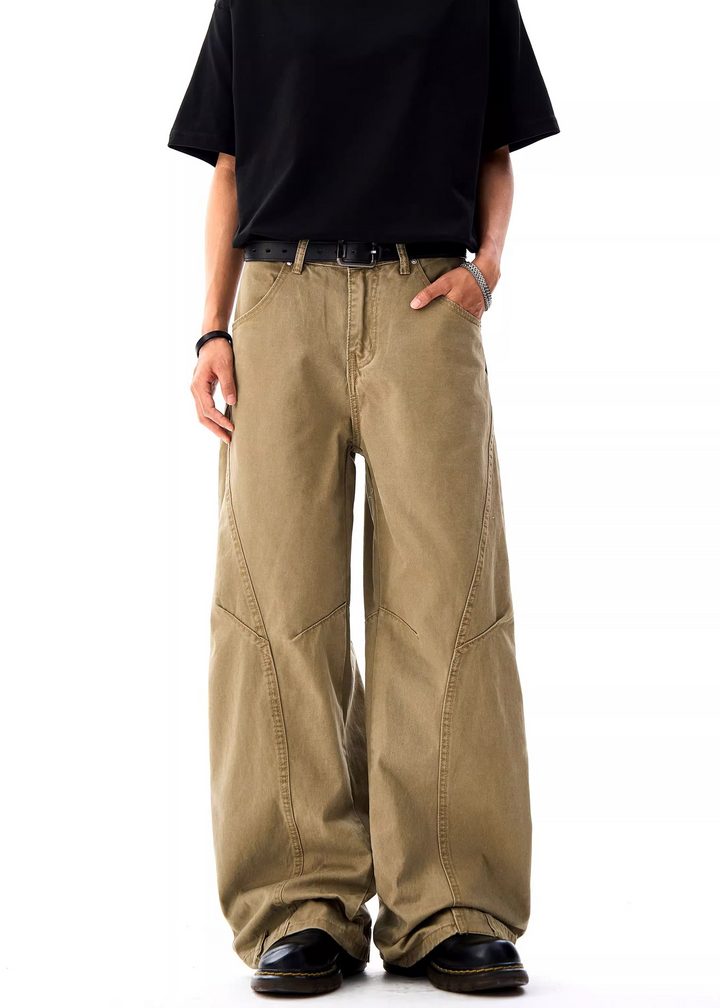 CURVE PANEL WIDE CHINOS BEDES4656