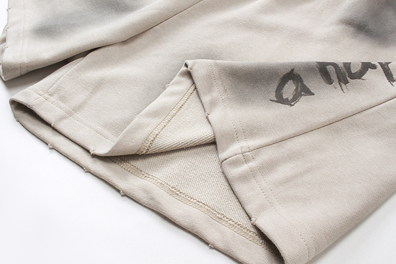 SMOKE DYE LOGO SWEAT SHORTS BEDES4676