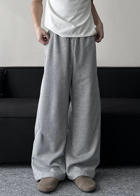 DRAPE WIDE SWEAT PANTS BEDES4731