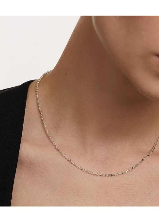 MINIMAL BALL CHAIN NECKLACE BEDES4682