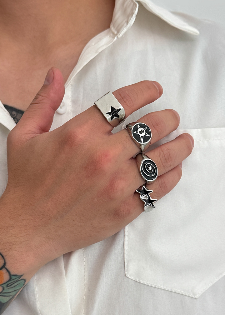 VINTAGE STAR RING SET BEDES4687