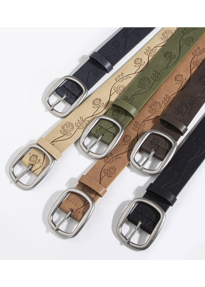 FLORAL EMBOSSED BELT BEDES4712