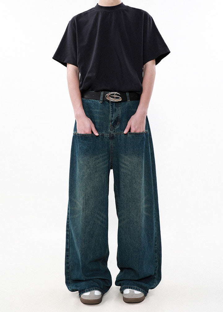 FRONT POCKET WIDE DENIM AEDES4560