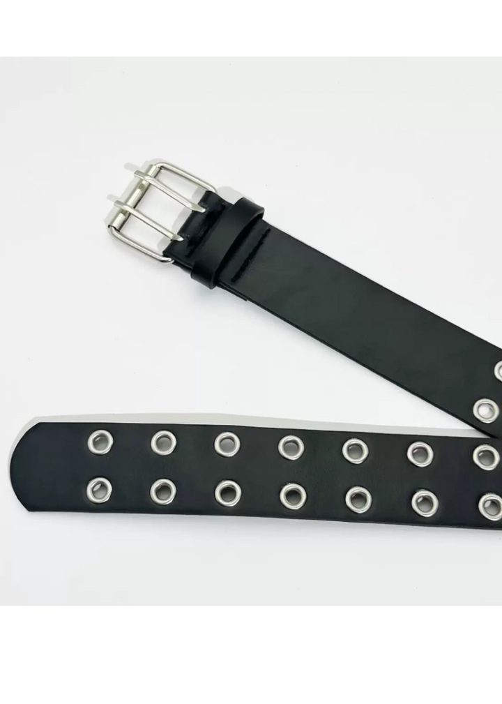 DOUBLE PIN EYELET WIDE BELT BEDES4741
