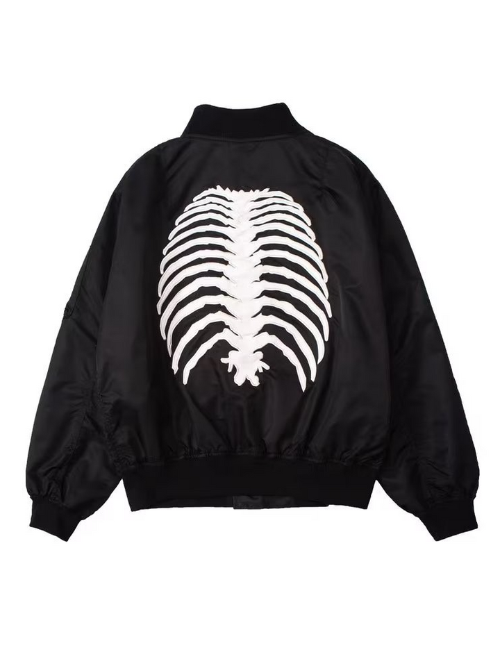 BACK SKELETON BOMBER JACKET BEDES4538