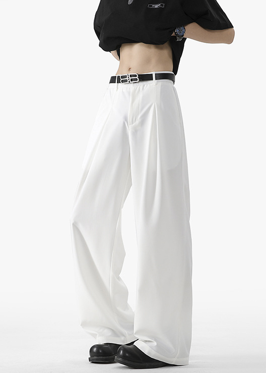 COOL AIR SILKY WIDE SLACKS BEDES4648