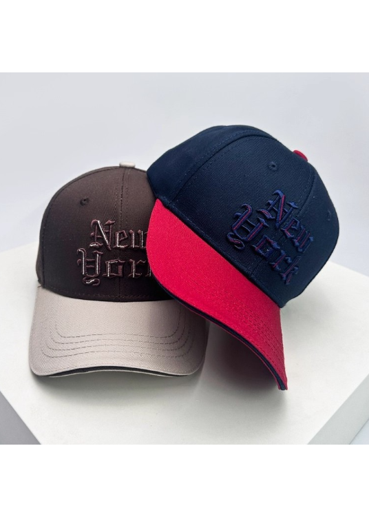 TWO TONE LOGO EMBROIDERY CAP BEDES4740