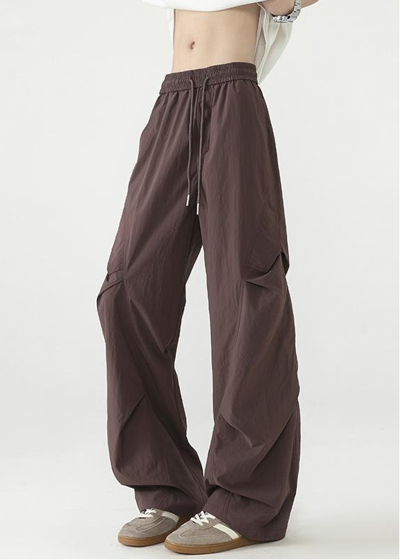 3D PANEL WIDE EASY PANTS BEDES4764