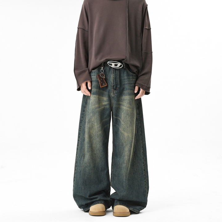 VINTAGELIKE WIDE DENIM PANTS AEDES4576