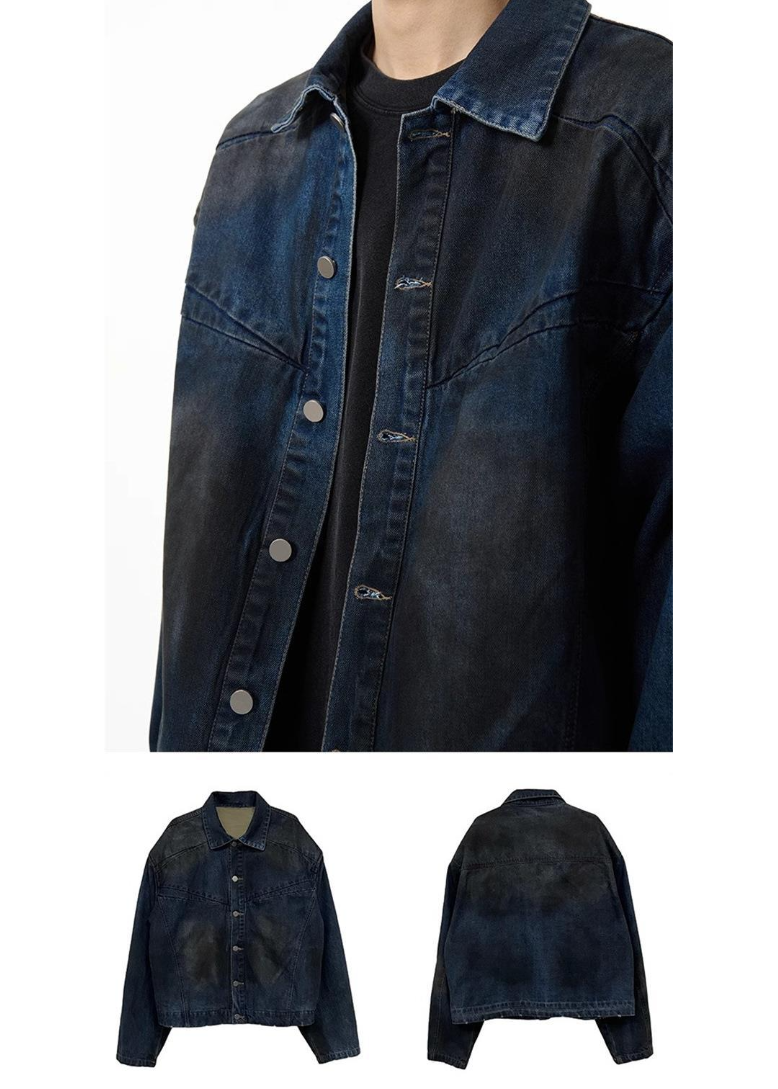 VINTAGELIKE SHORT DENIM JACKET BEDES4609