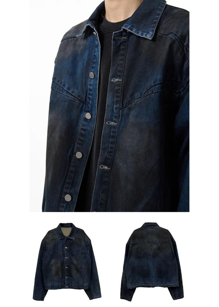 VINTAGELIKE SHORT DENIM JACKET BEDES4609