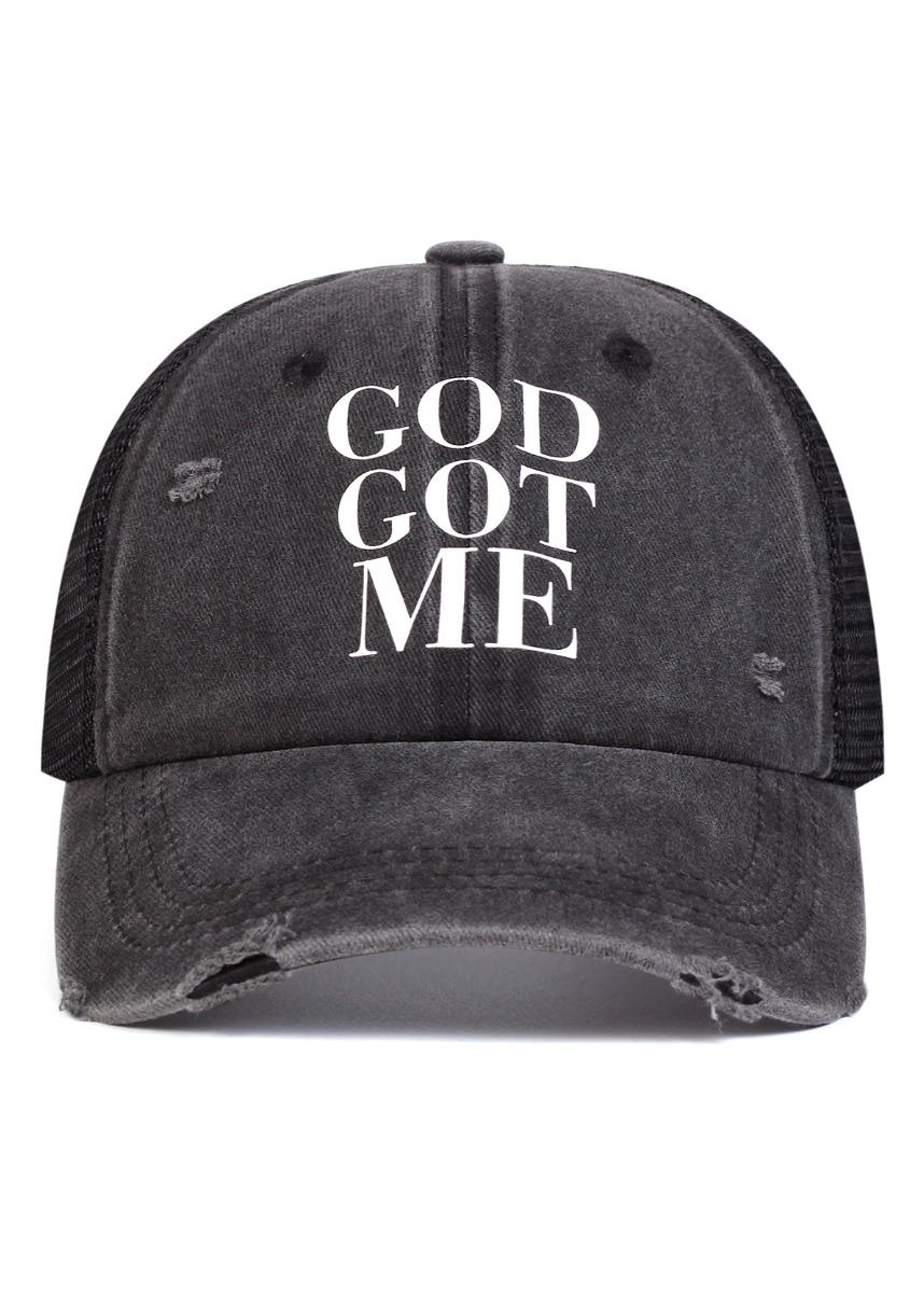 DISTRESSED TRUCKER CAP BEDES4743